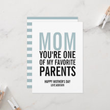 母お気に入りの母の日カード
