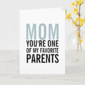 母お気に入りの母の日カード カード (黄色い花)