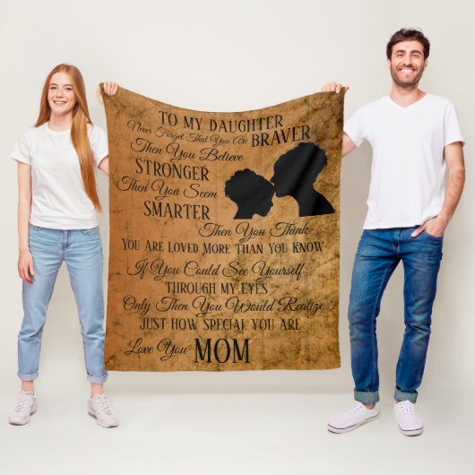 母から娘に フリースブランケット (インサイチュ)