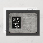 母から娘へのはがき ポストカード (正面/裏面)