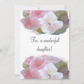 母から娘へフローラフラットホリデーカード シーズンカード (正面)