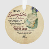 母から娘へ オーナメント (正面)