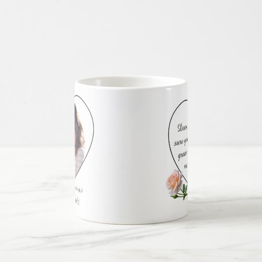 母から娘まで写真母の日の写真COF コーヒーマグカップ (中央)