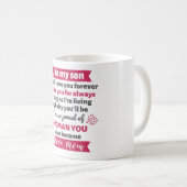 母から子への贈り物 コーヒーマグカップ (正面右)