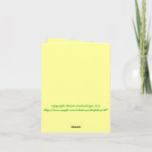 「母から孫へ」フローラ母の日C カード (裏面)