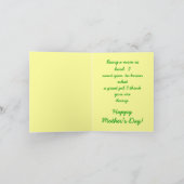 「母から孫へ」フローラ母の日C カード (内部)