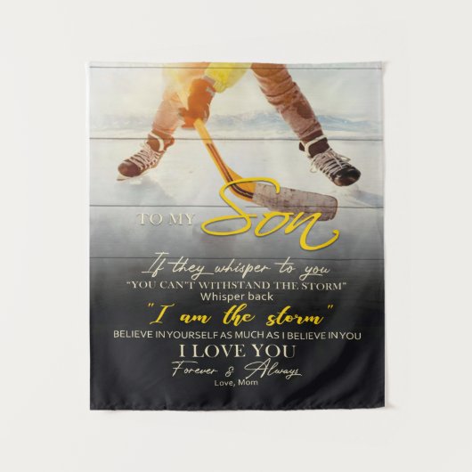 母から息子へのプレゼント, 息子の誕生日プレゼントのアイデア タペストリー (正面)