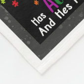 母から息子への自閉症あなたは私の太陽 フリースブランケット (角)