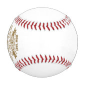 母から息子への贈り物ママを愛してほしい 野球ボール (正面)