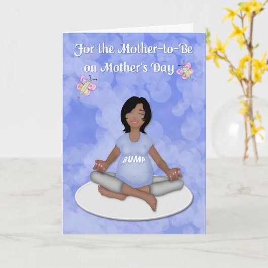 母から母までの日 カード (黄色い花)