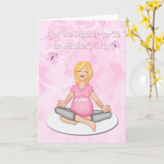 母から母までの日 カード (黄色い花)