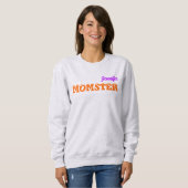 母かわいい10月ハロウィンモスターアッシュ スウェットシャツ (正面フル)