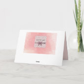 母かわいらしの日のカードと家族 シーズンカード (裏面)