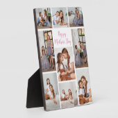 母かわいらしの日ママ娘コラージュ写真 フォトプラーク (側面)