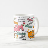 母がおもしろい母の日贈り物をジョークにする コーヒーマグカップ (正面右)