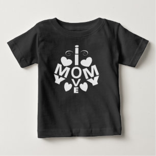母が大好き ベビーTシャツ