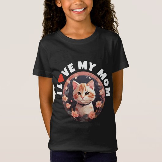 母が大好き Tシャツ (正面)