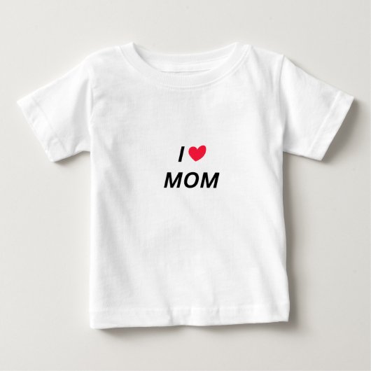 母が好きな人におすすめのTシャツ ベビーTシャツ (正面)