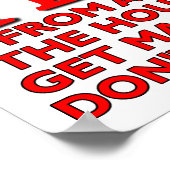 母が家のポスターの向こうで叫おもしろいぶ ポスター (角)