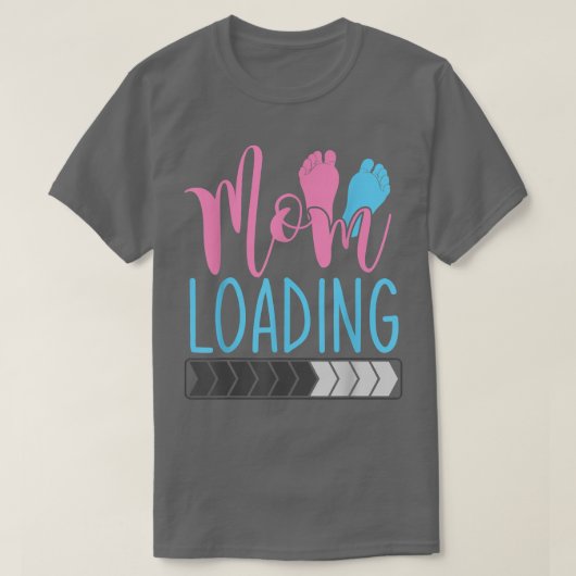 母が将来の母の妊娠の発表Pr Tシャツ (デザイン正面)