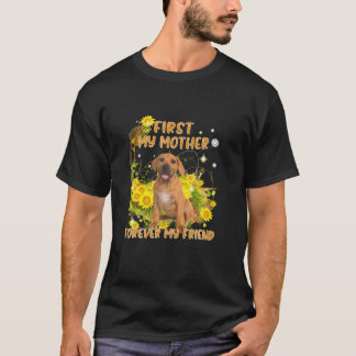 母が永遠に友の母の日の犬 Tシャツ