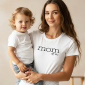 母が確立されたシンプル母 Tシャツ