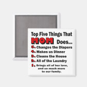 母が磁石を使う上位5つのもの マグネット (正面/裏面)