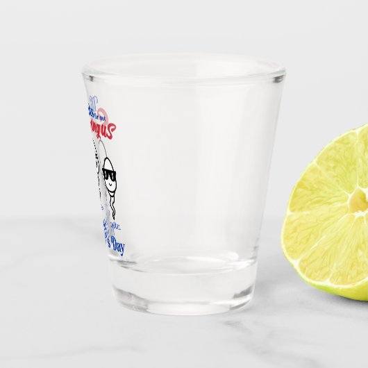 母が私たち感謝していの家族を飲み込まない日 ショットグラス (右)