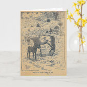 母が私に曲がった黒い美しい カード (黄色い花)