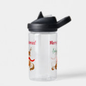 母ぎつねと子ぎつねのクリスマス ウォーターボトル (左面)