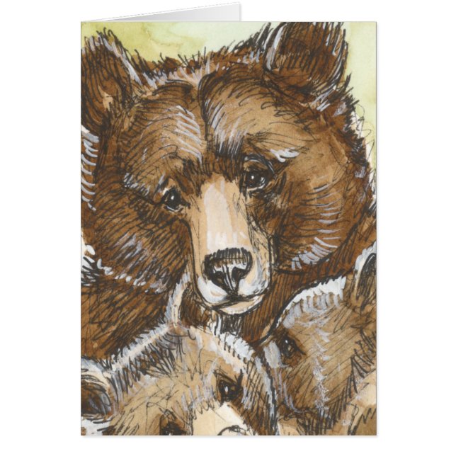 母くまおよびカブス (正面)