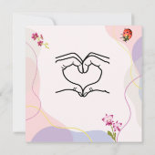 母さんありがとう感謝してる サンキューカード (裏面)