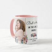 母さんが世界中のシック·マザー·ギフト写真 マグカップ (正面左)