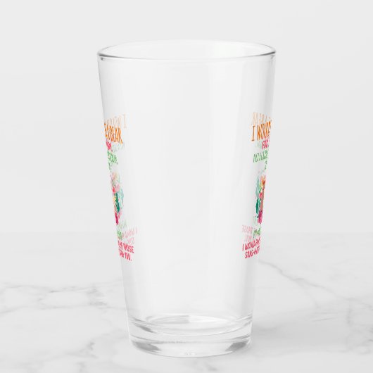 母さんのためにクマと戦うつもりだ タンブラーグラス (右)