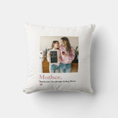 母さんパーソナライズされたありがとう写真 クッション (正面)