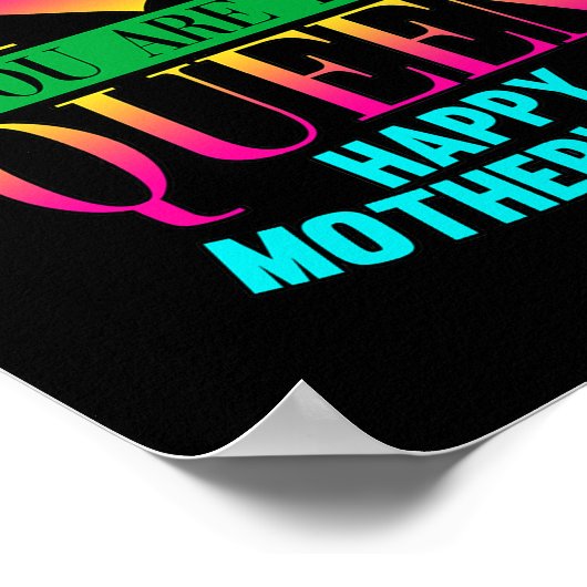 母さん女王ハッピーマザーズ・デイ ポスター (角)