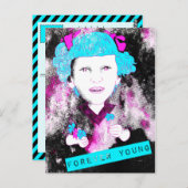 母さん恋しく思私は…ずっと若い ポストカード (正面/裏面)