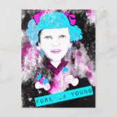 母さん恋しく思私は…ずっと若い ポストカード (正面)