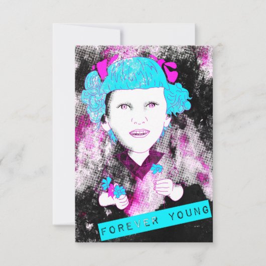 母さん恋しく思私は…ずっと若い 招待状 (正面)