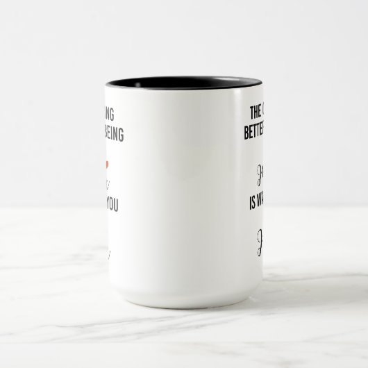 母さん母さんより良いのは唯一のこと マグカップ (中央)