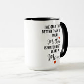 母さん母さんより良いのは唯一のこと マグカップ (正面右)