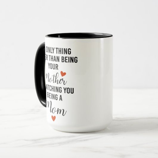 母さん母さんより良いのは唯一のこと マグカップ (正面左)