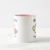 母さん私の心を温めてくれる - 母の日 マグカップ (中央)