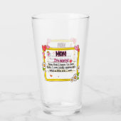 母さん自分の子どもができてごめんなさい タンブラーグラス (裏面)