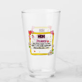母さん自分の子どもができてごめんなさい タンブラーグラス (正面)