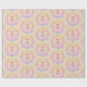 母さん40歳おめでとう ラッピングペーパー (フラット)