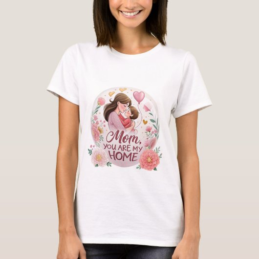 「母さん、あなたは私の家」 - Mother's Day Special Tee Tシャツ (正面)