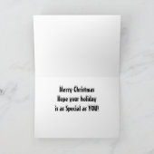 母さん – この幸せな子犬は特別なクリスマスの願いを言う シーズンカード (内部)