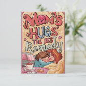 「母さん、私たちの世界のハート」グリーティングカード サンキューカード (スタンド正面)