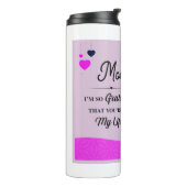 母さん、私の人生に感謝してる タンブラー (回転左)